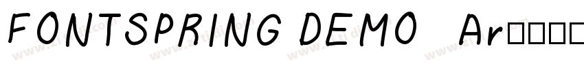 FONTSPRING DEMO   Ar字体转换